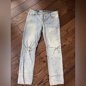 Pilcro Light Wash Distressed Jeans